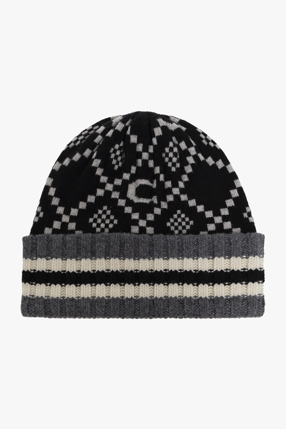 coach beanie black